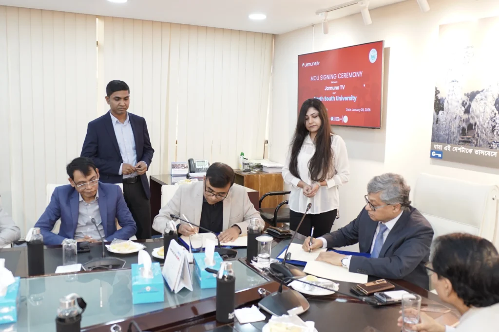 NSU signs MoU with Jamuna TV to Strengthen Academic Collaboration in Journalism