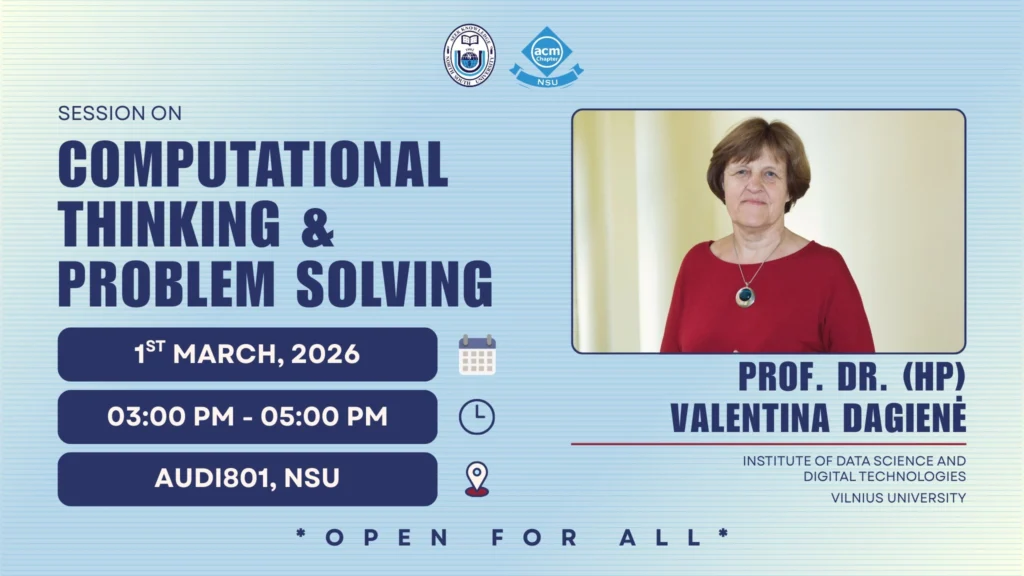 NSU ACM Hosts Global CS Education Pioneer Dr. Valentina Dagienė-1