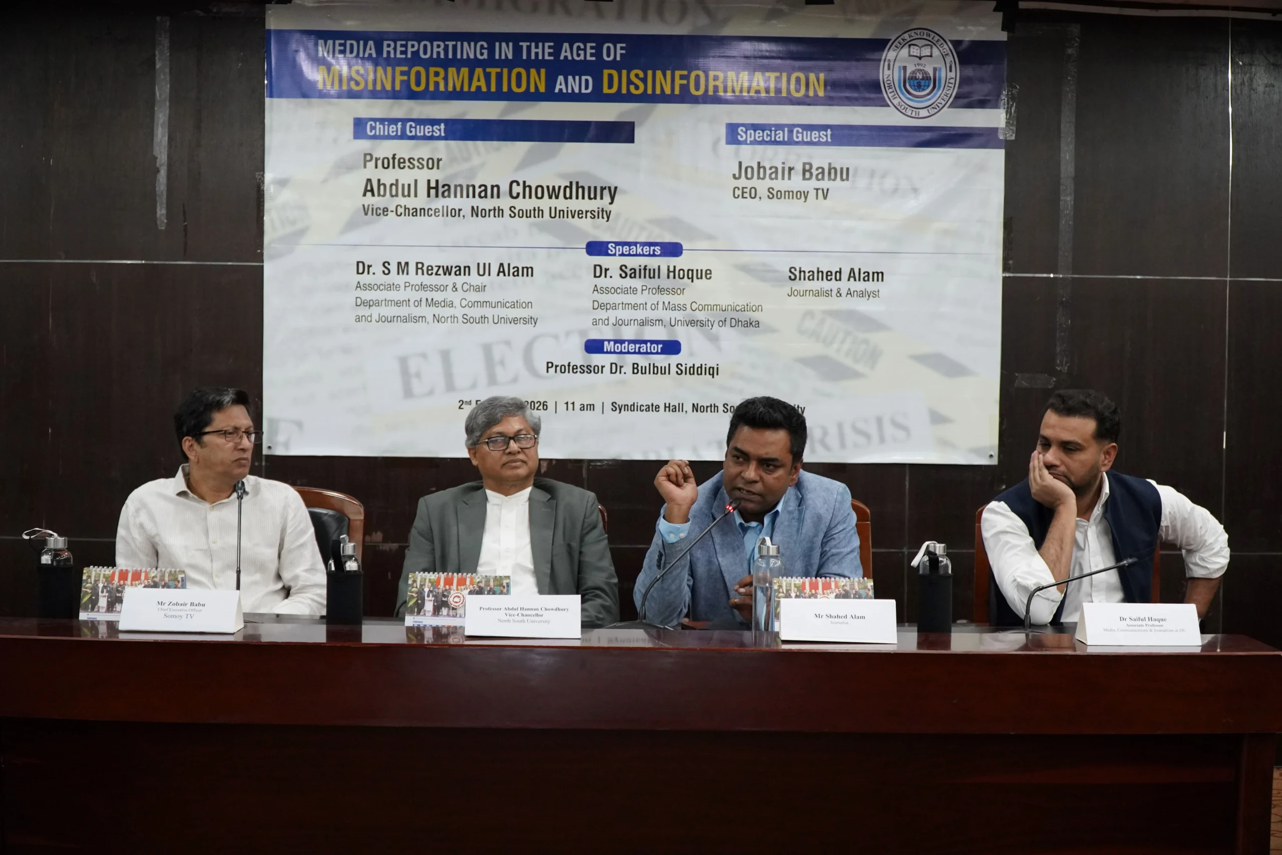 NSU Hosts Dialogue on the Role of Media in the Age of Misinformation and Disinformation