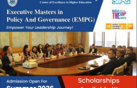 NSU Admission Notice for EMPG Program – Summer 2026