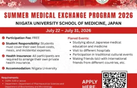 NSU Students Invited to Prestigious 2026 Medical Exchange in Japan