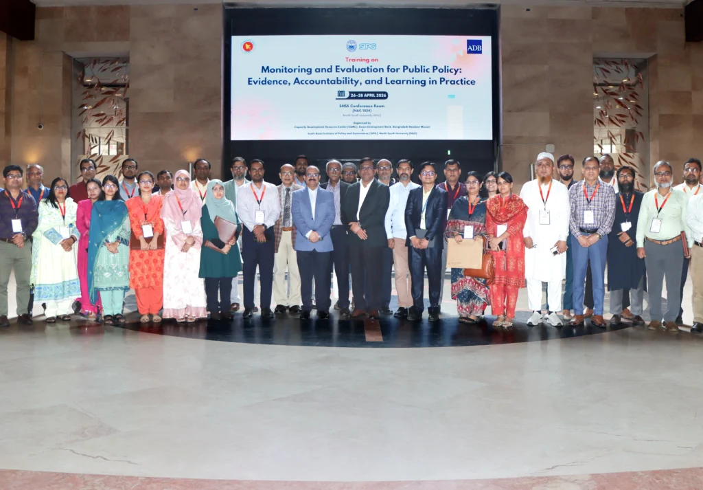 ADB-SIPG Training at NSU Strengthens Capacity in Public Policy Monitoring and Evaluation