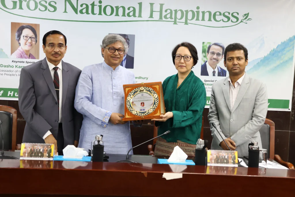 NSU SHSS Distinguished Lecture Series Held on Gross National Happiness