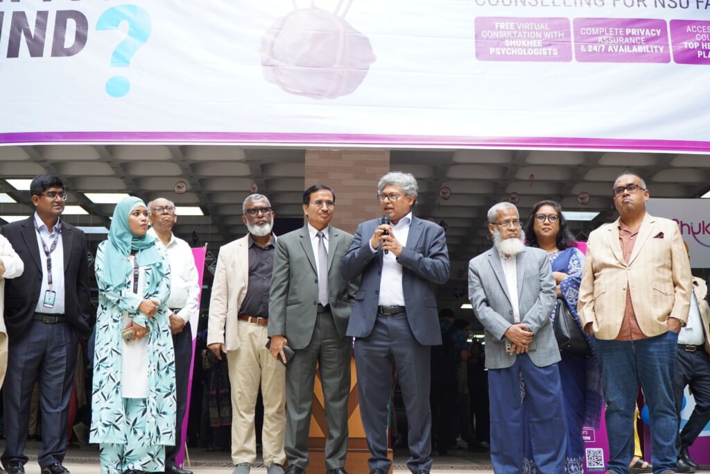 NSU Community to Get Free 247 Mental Health Services through Shukhee App