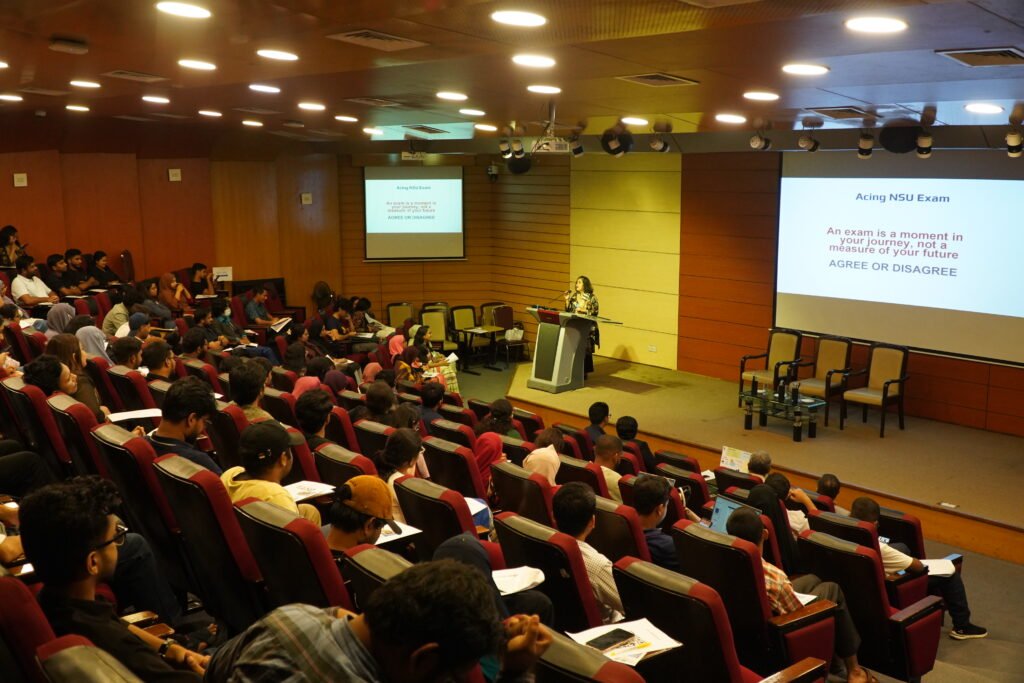 NSU organizes “Beyond Exam Anxiety – Season 3” Workshop