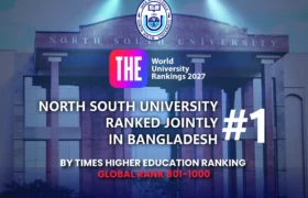 NSU Joint #1 in Bangladesh in THE World Rankings 2027